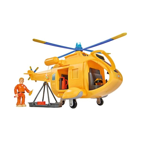 Simba - Feuerwehrmann Sam - Sam Hubschrauber Wallaby II mit Figur