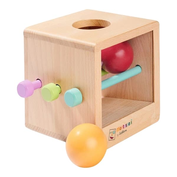 Eichhorn - Montessori Box mit Kugeln