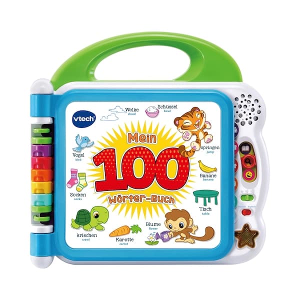 Vtech - VTech Baby - Lernspaß Mein 100-Wörter-Buch - blau