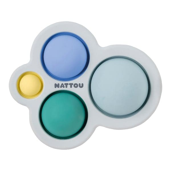 Nattou - Motorikspielzeug Silicon Pop-it - blau