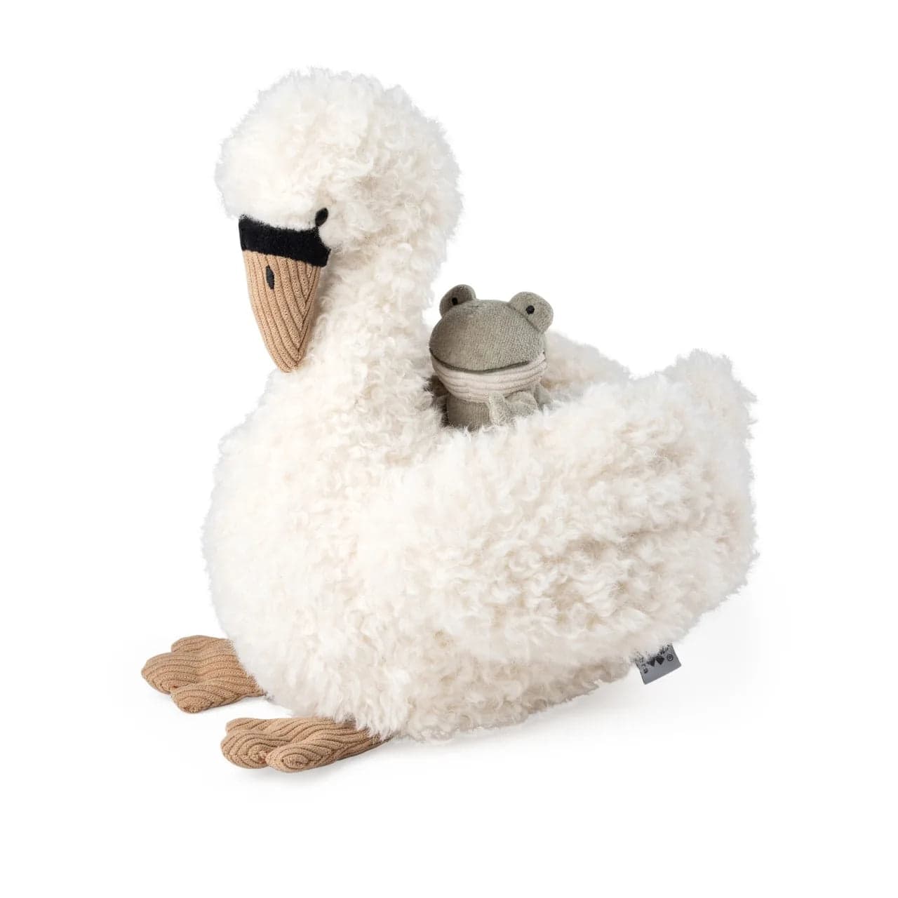 Aktivitätsspielzeug Schwan mit Frosch