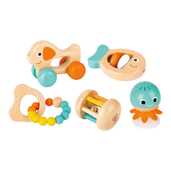 Hape - Rassel Sensorik-Set 5-teilig